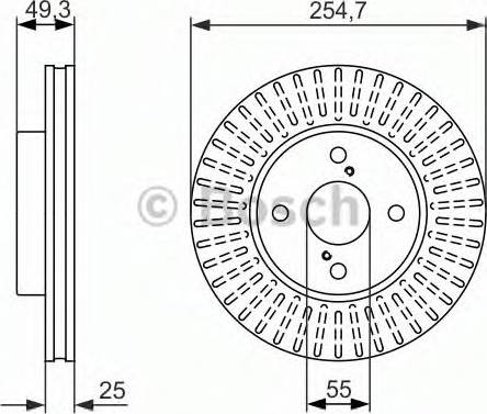 BOSCH 0 986 479 936 - Discofreno autozon.pro