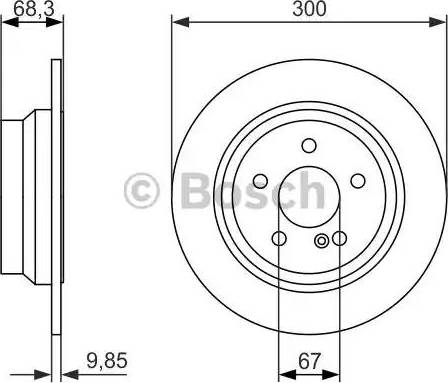 BOSCH 0 986 479 931 - Discofreno autozon.pro