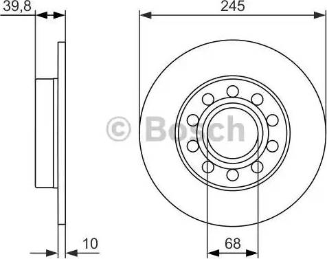 BOSCH 0 986 479 925 - Discofreno autozon.pro