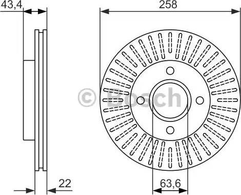 BOSCH 0 986 479 922 - Discofreno autozon.pro