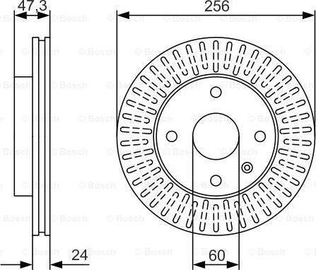 BOSCH 0 986 479 976 - Discofreno autozon.pro