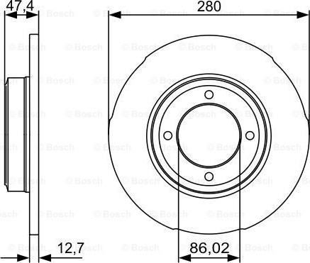 BOSCH 0 986 479 493 - Discofreno autozon.pro