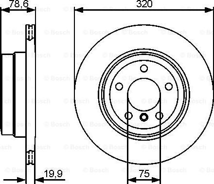 BOSCH 0 986 479 442 - Discofreno autozon.pro