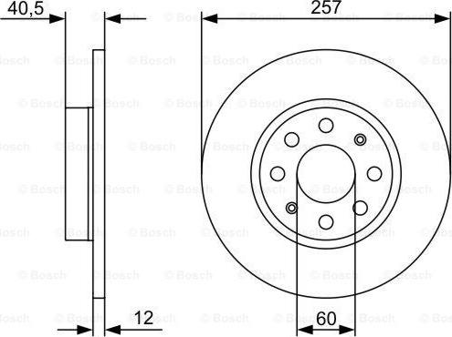 BOSCH 0 986 479 402 - Discofreno autozon.pro