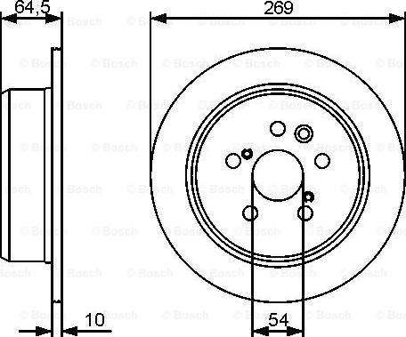 BOSCH 0 986 479 483 - Discofreno autozon.pro