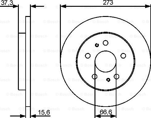 BOSCH 0 986 479 432 - Discofreno autozon.pro