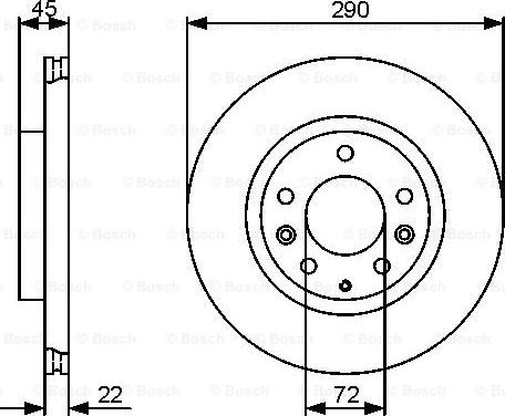 BOSCH 0 986 479 474 - Discofreno autozon.pro