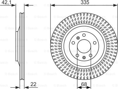 BOSCH 0 986 479 591 - Discofreno autozon.pro