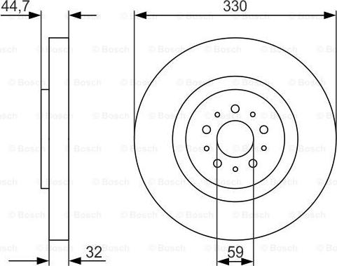 BOSCH 0 986 479 593 - Discofreno autozon.pro