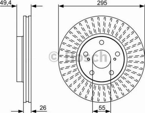 BOSCH 0 986 479 561 - Discofreno autozon.pro