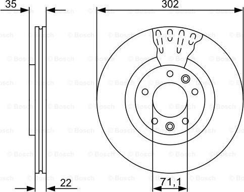 BOSCH 0 986 479 500 - Discofreno autozon.pro