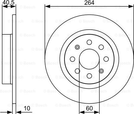 BOSCH 0 986 479 517 - Discofreno autozon.pro