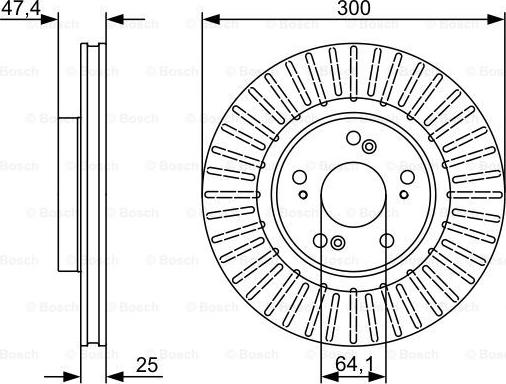 BOSCH 0 986 479 534 - Discofreno autozon.pro