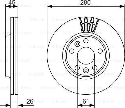 BOSCH 0 986 479 576 - Discofreno autozon.pro