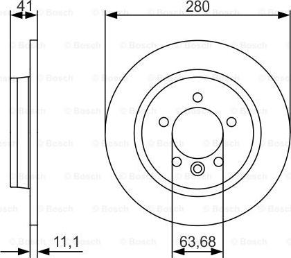 BOSCH 0 986 479 691 - Discofreno autozon.pro