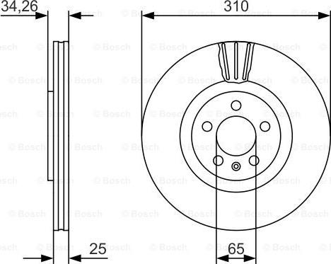 BOSCH 0 986 479 642 - Discofreno autozon.pro