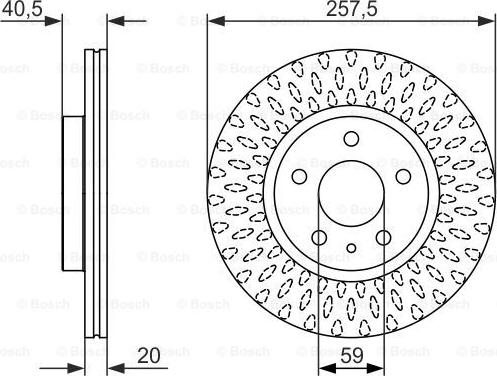 BOSCH 0 986 479 647 - Discofreno autozon.pro