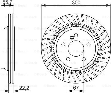 BOSCH 0 986 479 655 - Discofreno autozon.pro