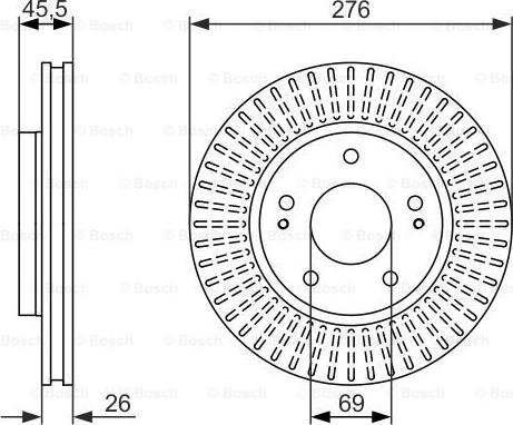 BOSCH 0 986 479 604 - Discofreno autozon.pro