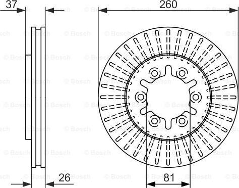 BOSCH 0 986 479 605 - Discofreno autozon.pro