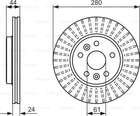 BOSCH 0 986 479 611 - Discofreno autozon.pro