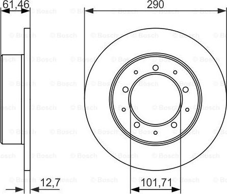 BOSCH 0 986 479 631 - Discofreno autozon.pro