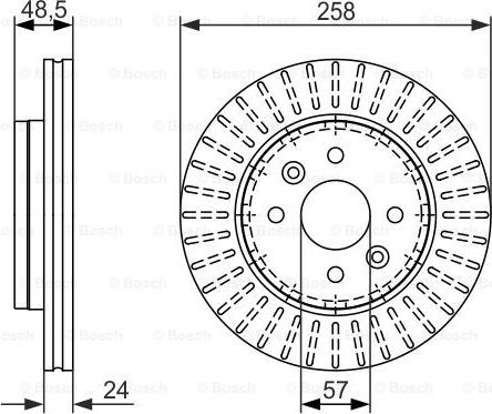 BOSCH 0 986 479 676 - Discofreno autozon.pro