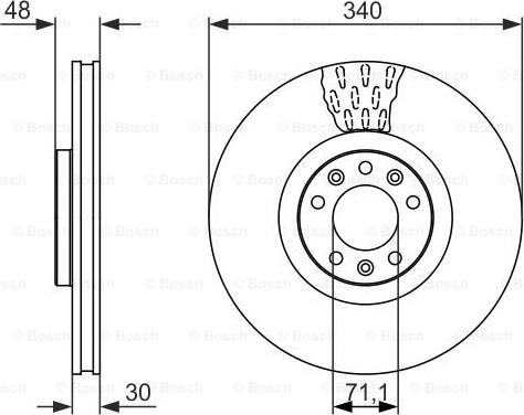 BOSCH 0 986 479 092 - Discofreno autozon.pro