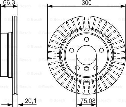 BOSCH 0 986 479 044 - Discofreno autozon.pro