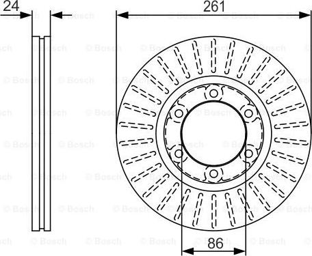 BOSCH 0 986 479 053 - Discofreno autozon.pro