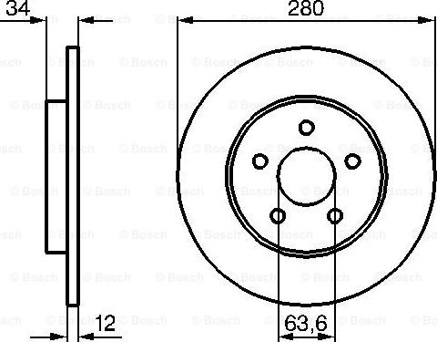 BOSCH 0 986 479 B65 - Discofreno autozon.pro