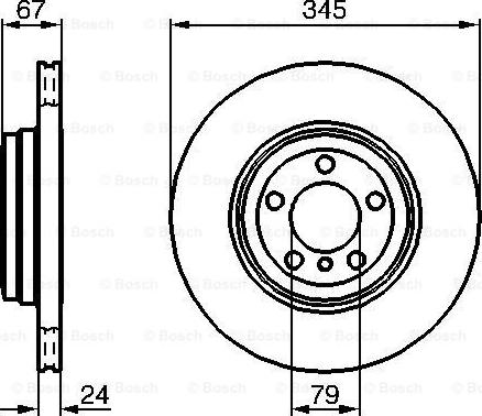 BOSCH 0 986 479 005 - Discofreno autozon.pro