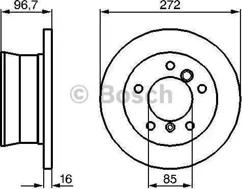 BOSCH 0 986 479 074 - Discofreno autozon.pro