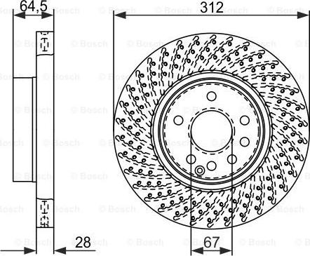 BOSCH 0 986 479 072 - Discofreno autozon.pro