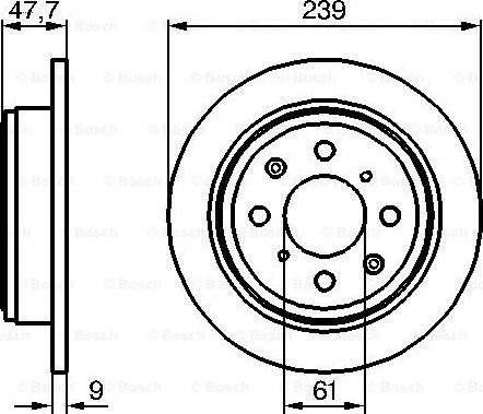 BOSCH 0 986 479 101 - Discofreno autozon.pro