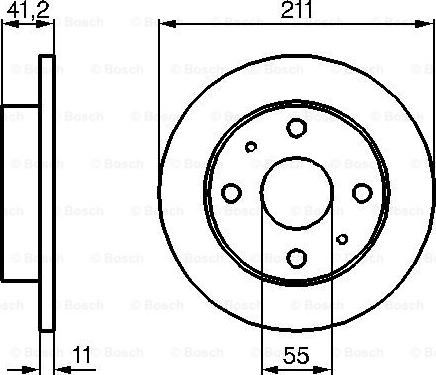 BOSCH 0 986 479 119 - Discofreno autozon.pro