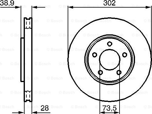 BOSCH 0 986 479 117 - Discofreno autozon.pro