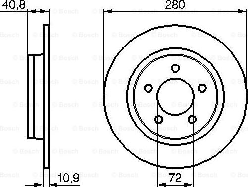 BOSCH 0 986 479 181 - Discofreno autozon.pro