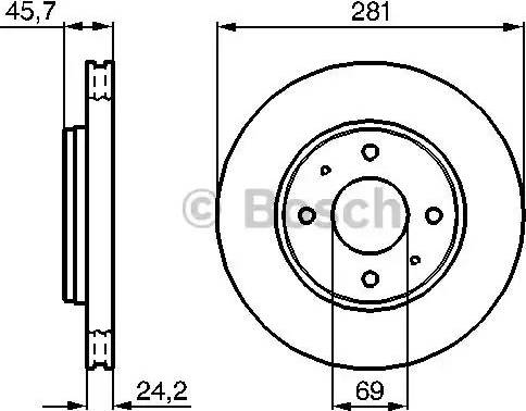 BOSCH 0 986 479 139 - Discofreno autozon.pro