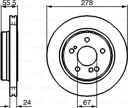 BOSCH 0 986 479 133 - Discofreno autozon.pro