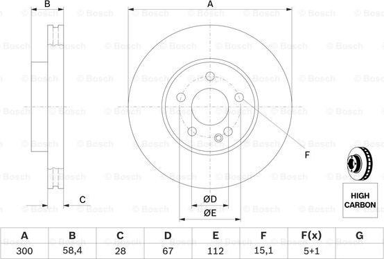 BOSCH 0 986 479 137 - Discofreno autozon.pro