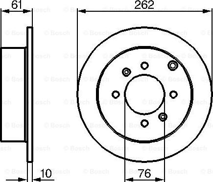 BOSCH 0 986 479 125 - Discofreno autozon.pro