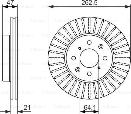 BOSCH 0 986 479 896 - Discofreno autozon.pro