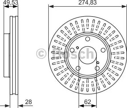 BOSCH 0 986 479 893 - Discofreno autozon.pro