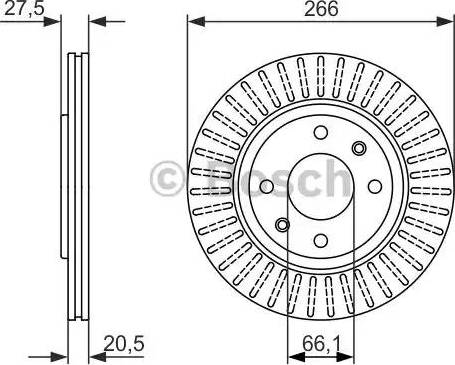 BOSCH 0 986 479 849 - Discofreno autozon.pro