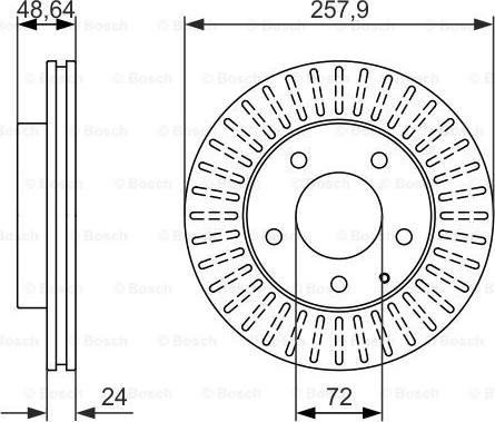 BOSCH 0 986 479 844 - Discofreno autozon.pro