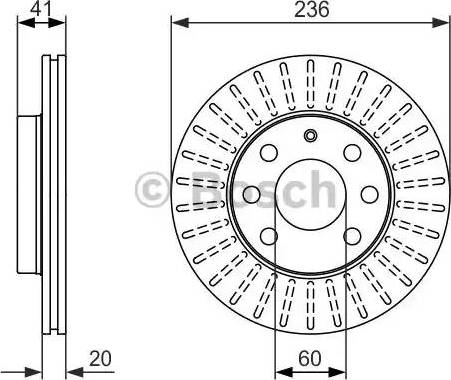 BOSCH 0 986 479 840 - Discofreno autozon.pro