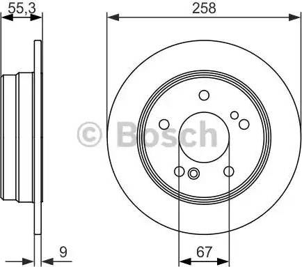 BOSCH 0 986 479 848 - Discofreno autozon.pro