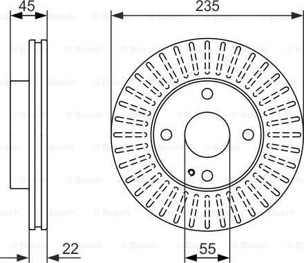 BOSCH 0 986 479 842 - Discofreno autozon.pro