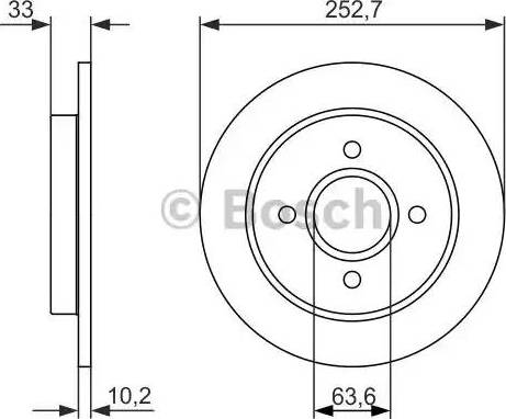 BOSCH 0 986 479 859 - Discofreno autozon.pro